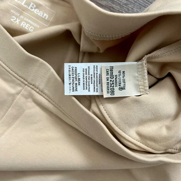 L.L. Bean Women’s Perfect Fit Straight Leg Pants 2X - Picture 4 of 6